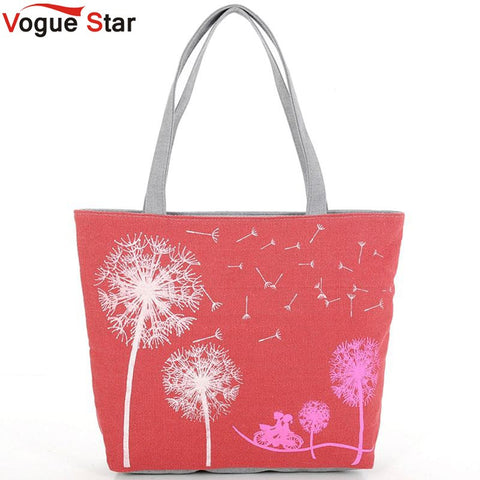 Canvas Printed Type Women Hand/Shoulder Bag