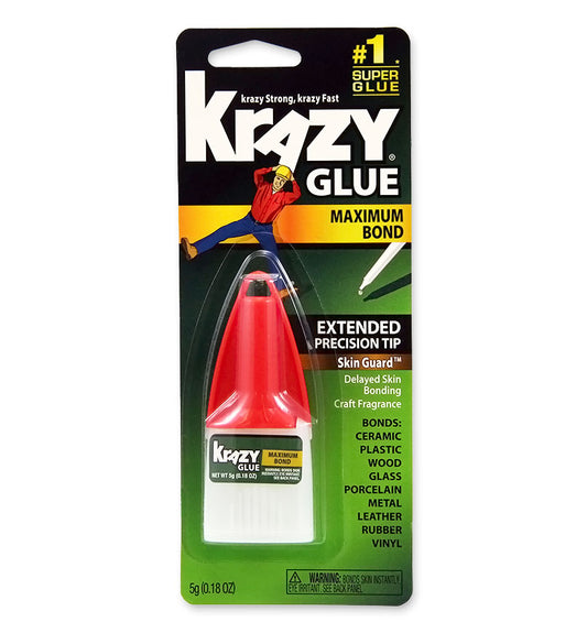 Krazy Glue KG92548R All Purpose 5 Gram Glue with Brush