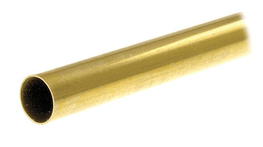 K & S 9117 Round Brass Tube, 17/32 OD x 0.014 Wall x 36 Long, 3