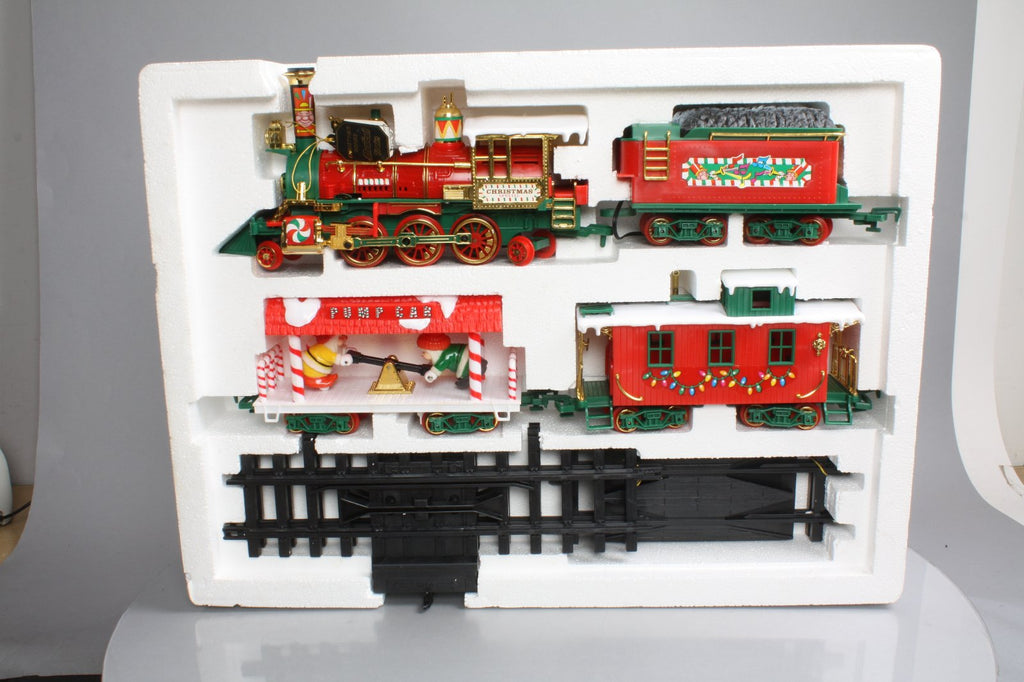 musical christmas express train set