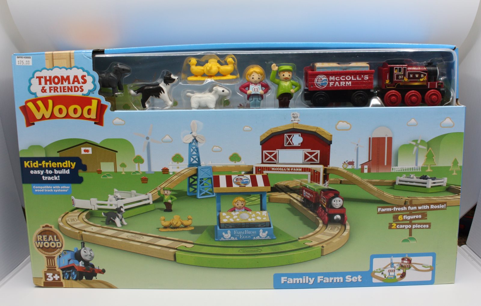 thomas and friends wood family farm set