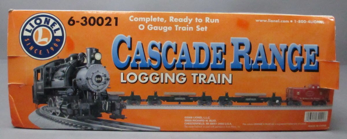 lionel cascade range logging train