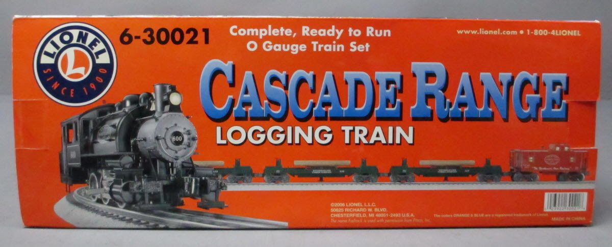 lionel cascade range logging train