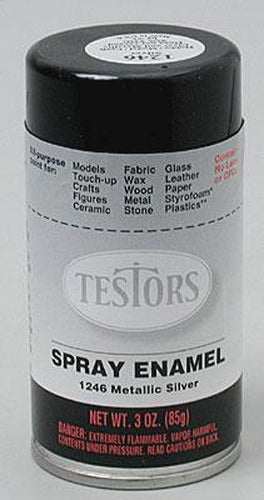 Testors 352617 Silver Chrome Colored Chrome 3 oz. Spray Paint – Trainz