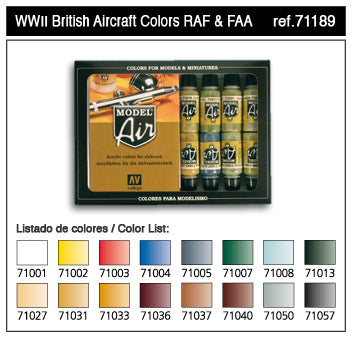 Vallejo Naval Steam Era Paint Set, 17ml, Naval Steam Era Paint Set 17ml,  0.5 Fl Oz (Pack of 16)