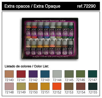 Game Color Advanced Acrylic 16 Colors for Fantasy Figures, 72298
