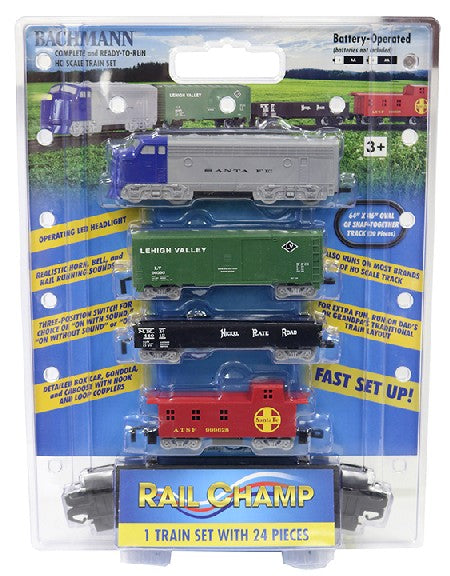 bachmann blue comet train set