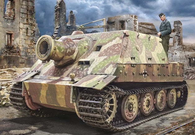 Italeri 6573 1:35 38 cm RW 61 auf Sturmmoser Tiger Tank Plastic Model ...