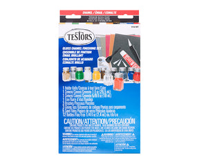 Testors Economy Craft & Hobby Paint Brush Kit, Blue, 3-Pk