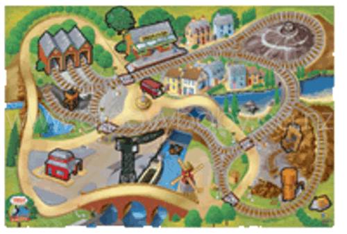 Learning Curve 99765 Thomas Sounds Of Sodor Playmat Trainz