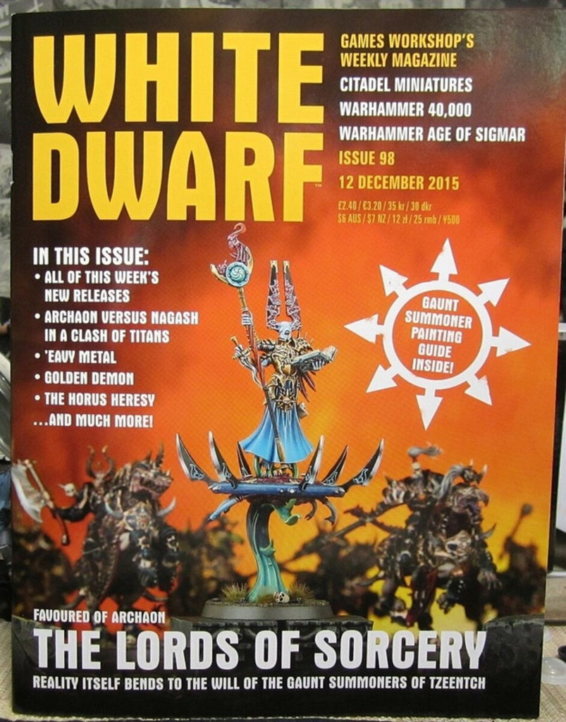 how much is white dwarf magazine