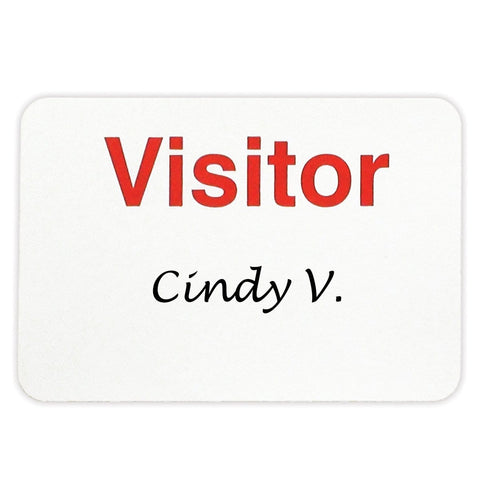 white-visitor-id-badge