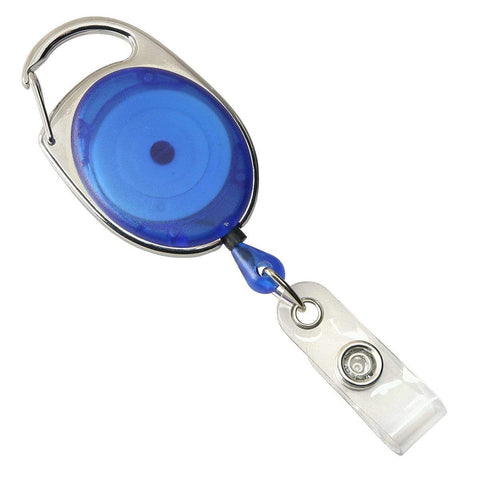  6 Pieces Badge Reels Holder Retractable with ID Clip