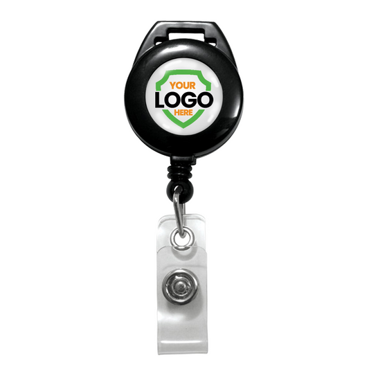 BAW Plastics 2120-3375 Chain Cord Retractable ID Badge Holder