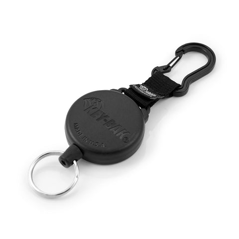 whatUneed 3-in-1 Handy Retractable Badge Reel Pen Belt Clip Keychain  Carabinerm With Retractable Pen (Set of 6)