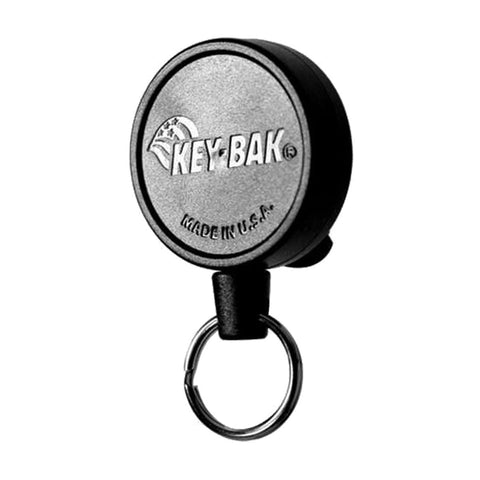 Key-Bak Mid Size Key Ring Badge Reel with Belt Clip