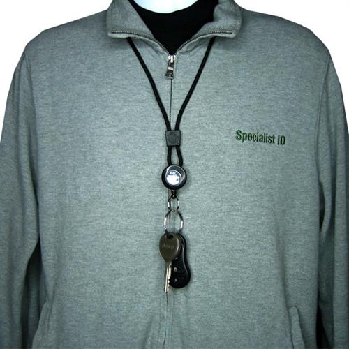 Breakaway Lanyard ID Holder Badge Reel Combo - Retractable Lanyard (SPID-210X)