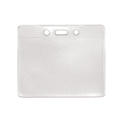Extra Thick Vertical ID Badge Holders Sealable Waterproof Clear