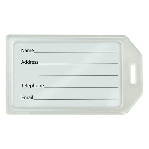 4x3 Badge Holder with Extra Room (4 1/4 x 3 3/4) for Laminated or Larger Credentials - Clear Vinyl Horizontal Event Badge Holder (1840-1618)