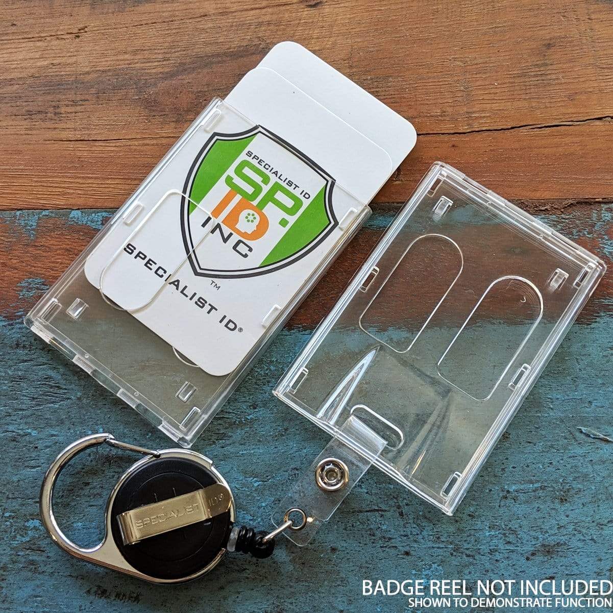 Rigidwear Vertical 2-Card Badge Holder 1840-6560 and more Rigid Plastic ...