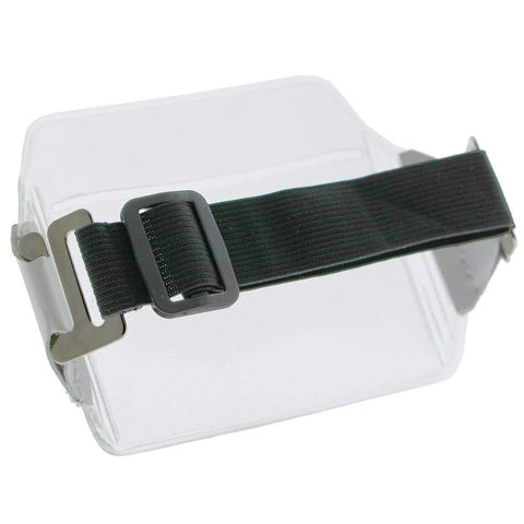 Clear Rigid Vinyl Name Tag Holder w/ 2-Hole Clip 1825-2520