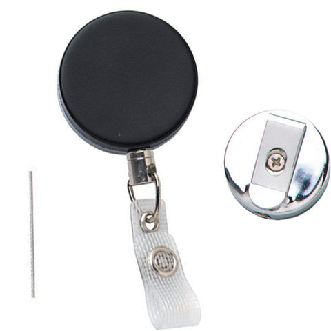 Heavy Duty Custom Printed Badge Reel with Steel Cable 2120-3305 - Add Your Logo