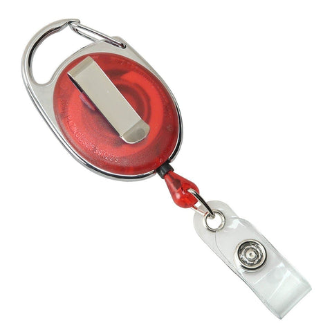 Generic 5 X Retractable Badge Reel Holder Strap & Keychain - Strong  Carabiner @ Best Price Online