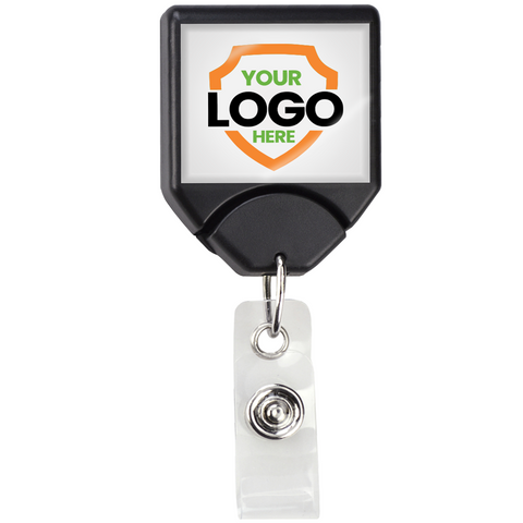 LogoReel Badge Reel Bulk Prices! Large custom print area. Lanyard