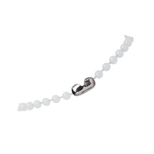 Nickel-Plated Steel Ball Chain, 4, No. 3 Bead Size (P/N 2450-1050