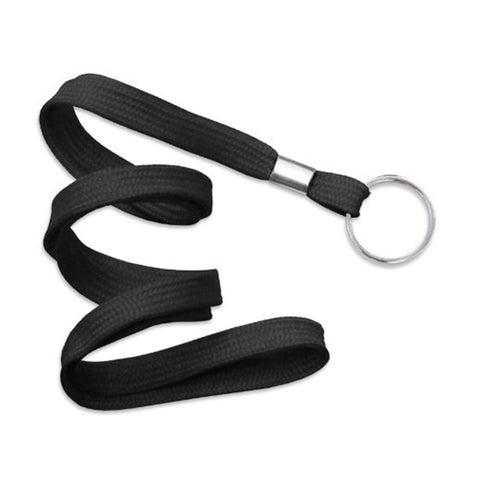 Black Round Breakaway Lanyard with Slider and No-Twist Hook FF-34H-BLK  and more Adjustable Lanyards at