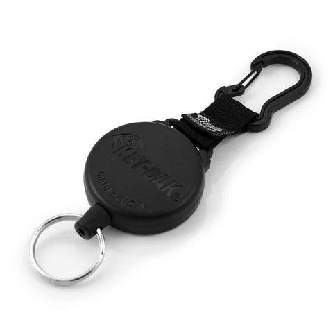 Retractable ID Badge Holder, Heavy Duty Badge Reel with Belt Clip Key BAK for Name Tag Key Chain, with 26.5” Steel Wire Cord for Office/Outdoor