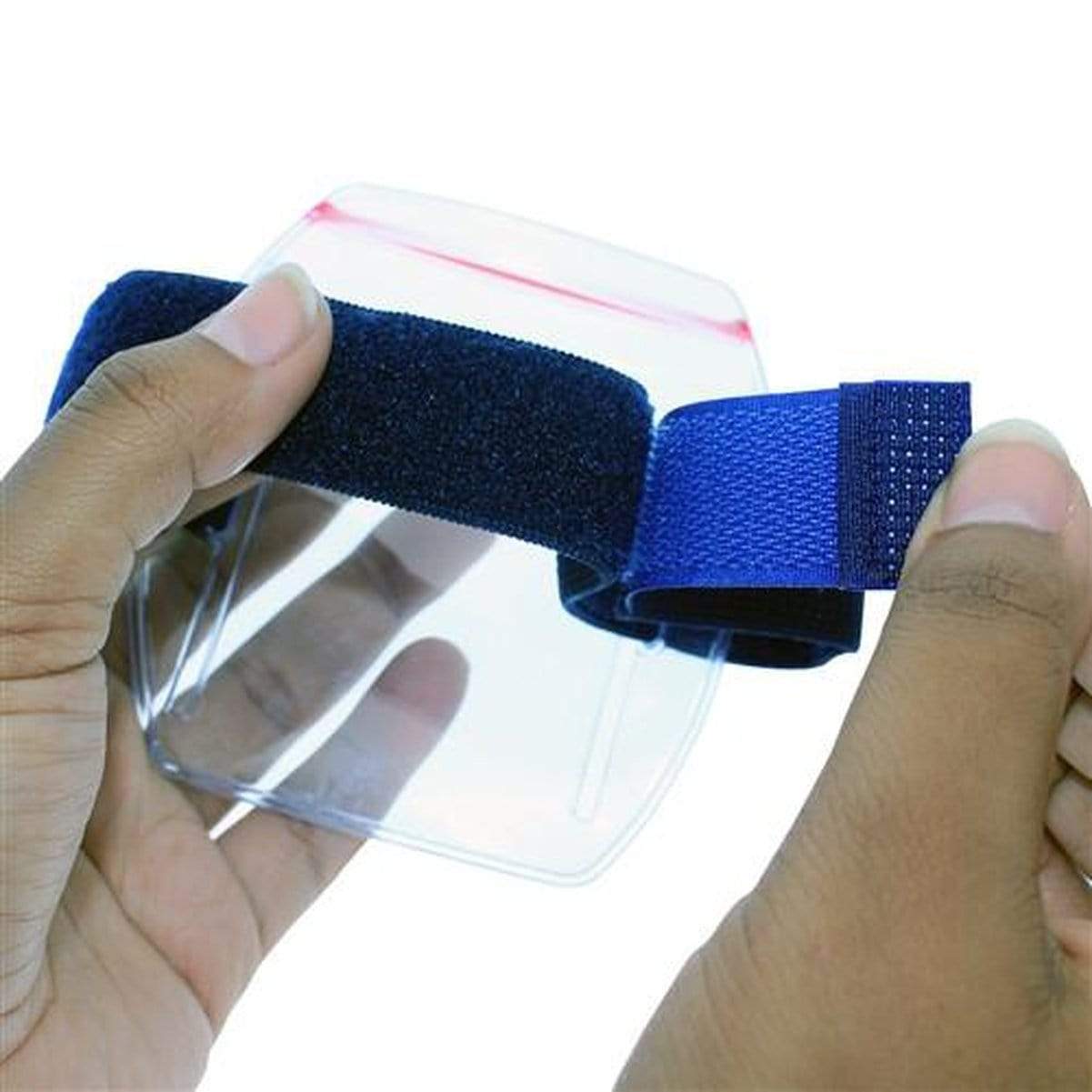Verrassend Vertical Resealable Arm Band ID Badge Holder with Zipper Closure EA-08