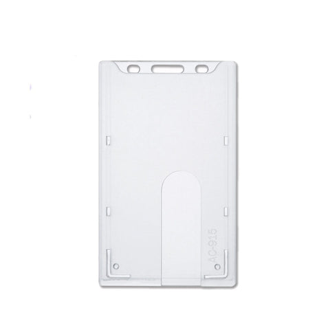 Vertical Open Faced Plastic ID Badge Card Holder (1840-816X)