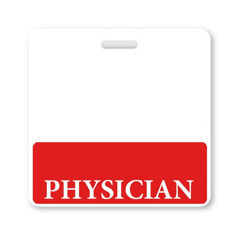 Clear Nurse Badge Buddy RN, LPN, Lvn, RN BSN, Physician, and CNA Vertical Badge Buddy ID Backer