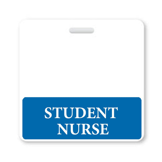 Registered Nurse Horizontal Badge Buddy with blue border and more Badge  Buddies and ID Badge Holders at
