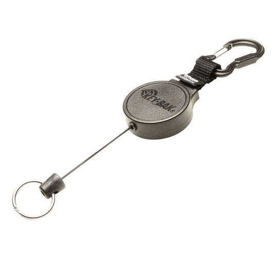 Key-Bak Mid Size Key Ring Badge Reel with Belt Clip (6) and more