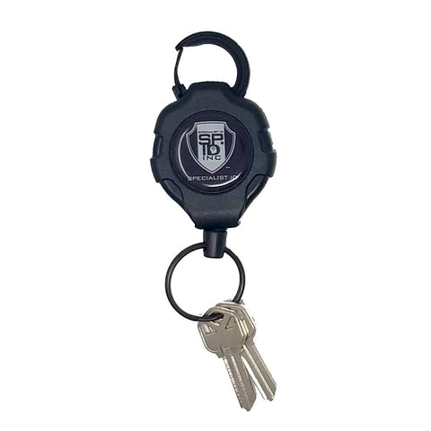 50 Packs Heave Duty Badge Reels Retractable with Carabiner Belt Clip and  Key Ring, Badge Holders for ID Card Name Keychain(Black, 26.5 Inch Pull  Cord)