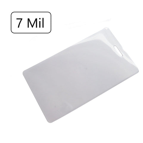 Blank White Plastic PVC Cards with Signature Panel