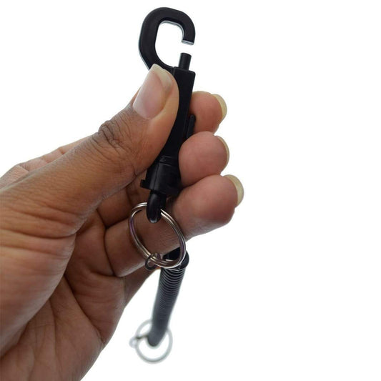 Top Loading Three ID Card Badge Holder with Heavy Duty Lanyard w/Detachable  Metal Clip and Key Ring by Specialist ID, Sold Individually (One Holder / 3  Cards Inside) (Black) : : Office