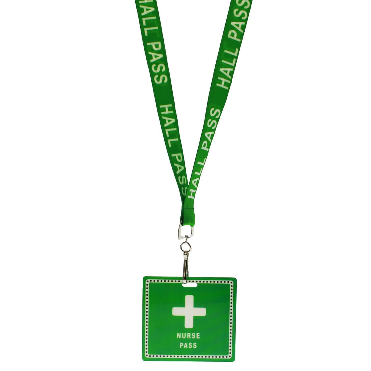 School Hall Pass Lanyards With Unbreakable Card Passes 6 Pack Set 2131