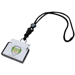 Plastic Name Tag Holders and Lanyards