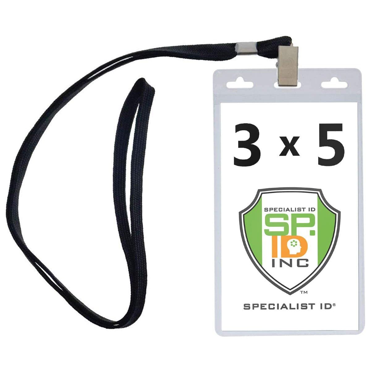 3x5 Badge Holders XL35V and More Oversize Vinyl Badge Holders ...