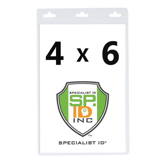 Flexible Vinyl 3x5 Index Card Badge Holder