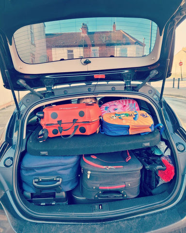 Car boot Tetris with Trunki