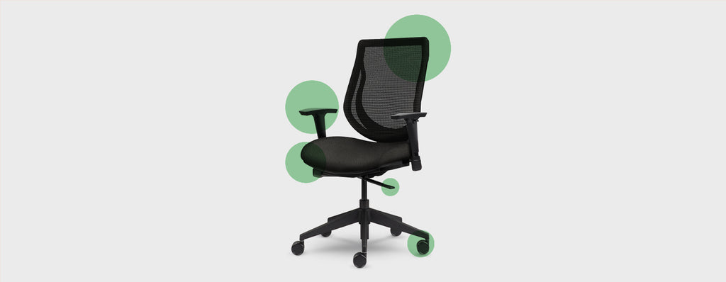 Black ergonomic YouToo chair - ergonofis