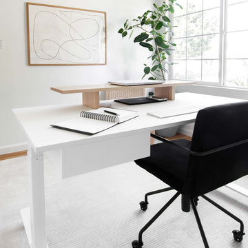 ravel desk white