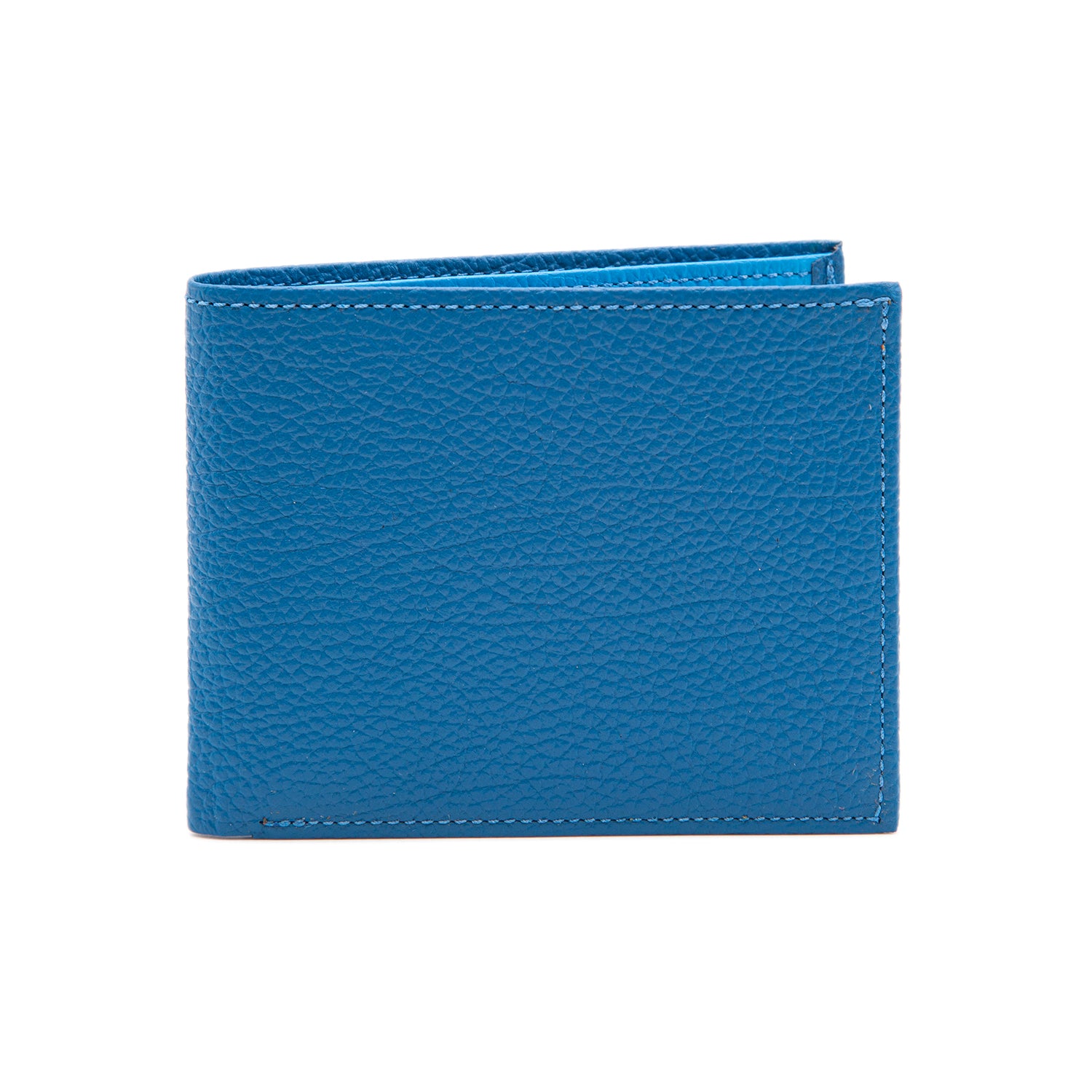 Wallet in Blue Calfskin