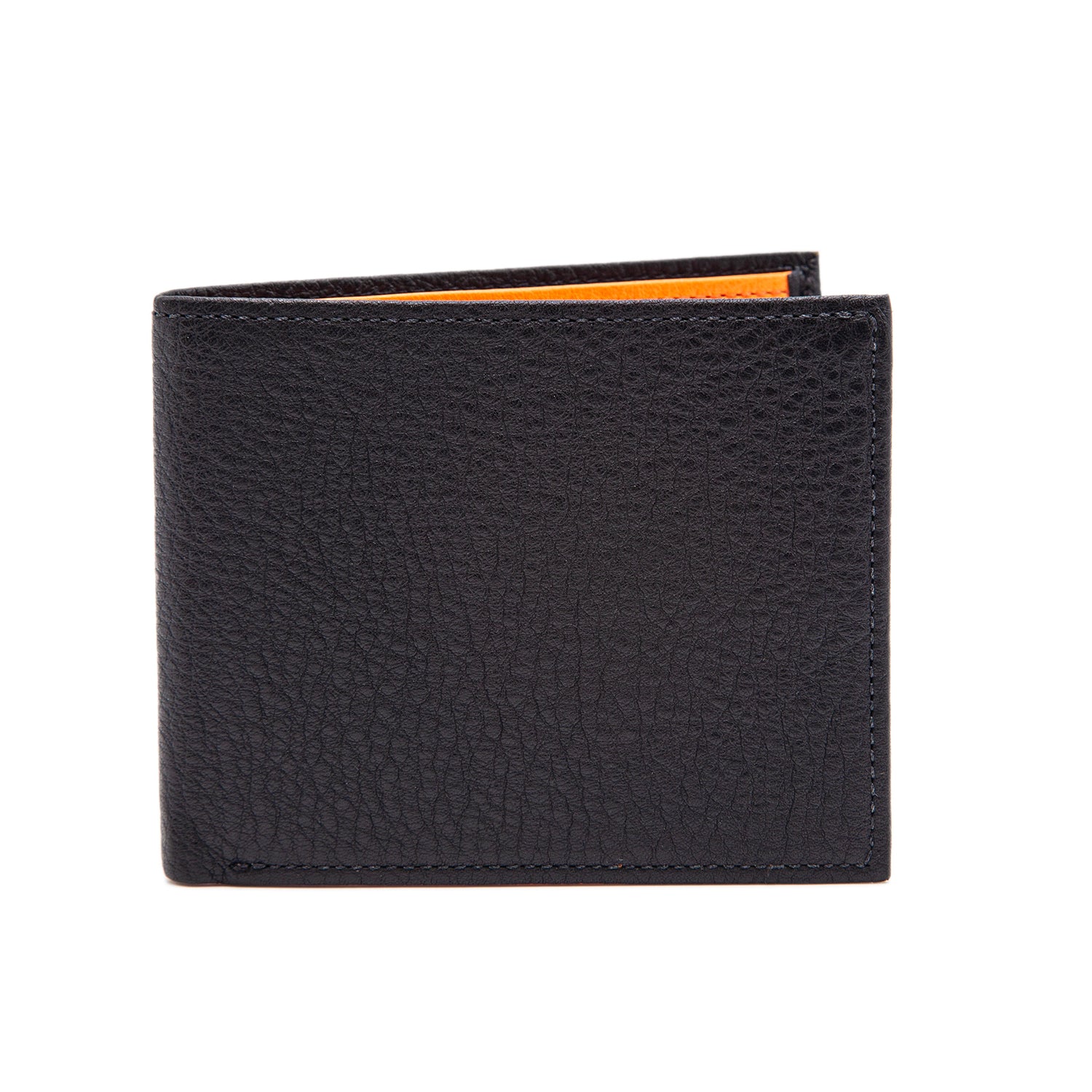 Wallet in Black And Orange Calfskin