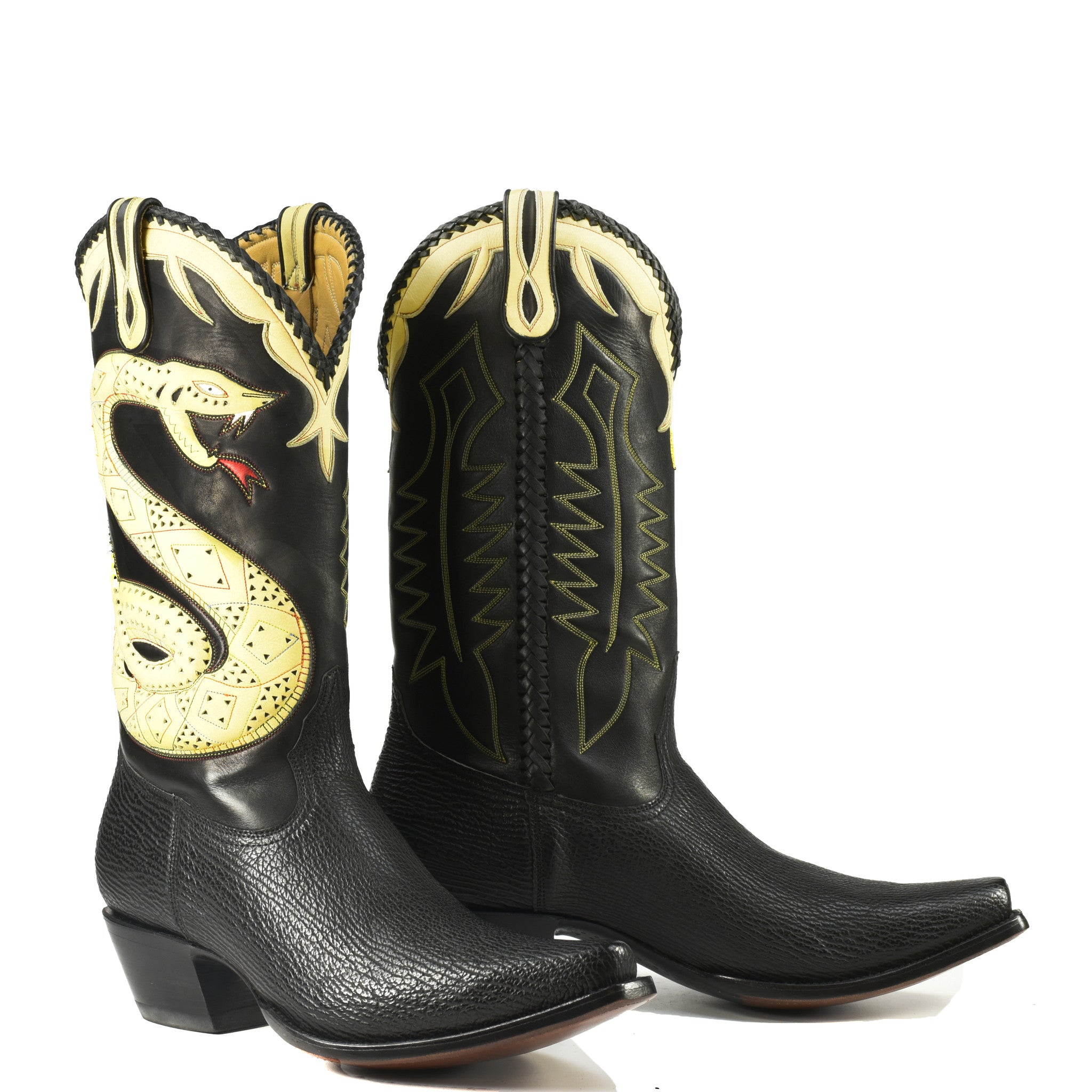 snake cowboy boots