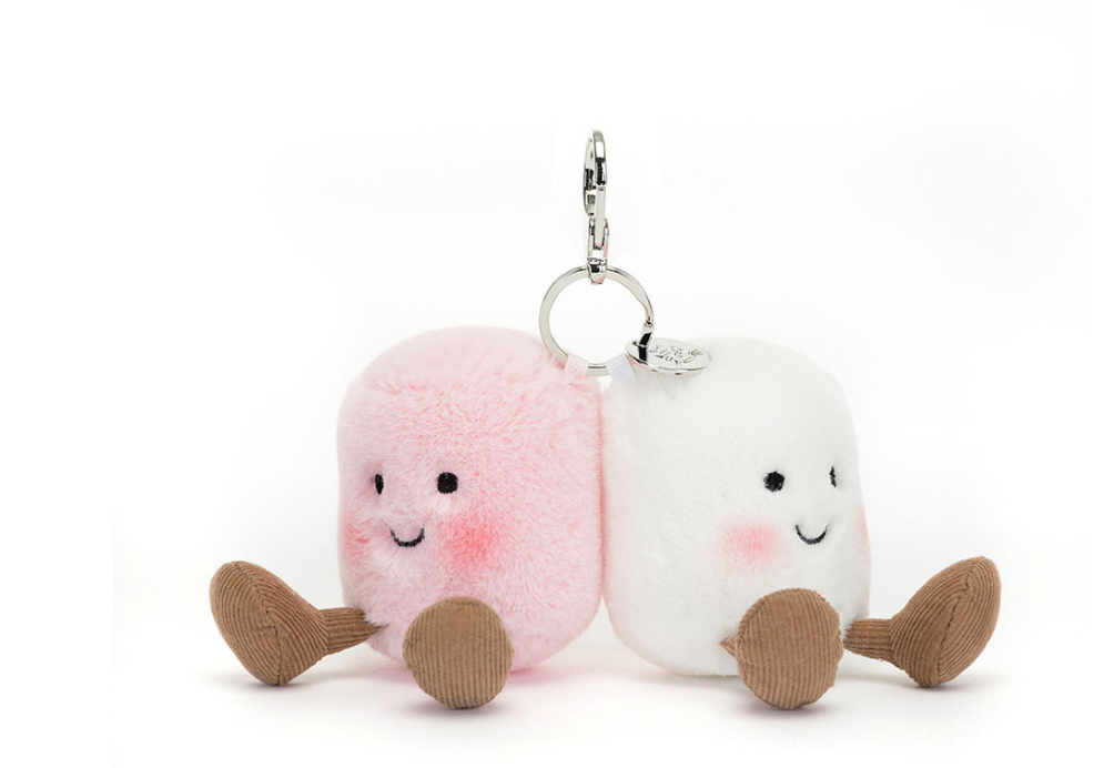 Amuseables Pair Of Marshmallows Bag Charm